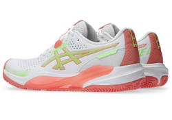 Женские кроссовки для Падел Asics Gel-Challenger 15 Padel - white/guava