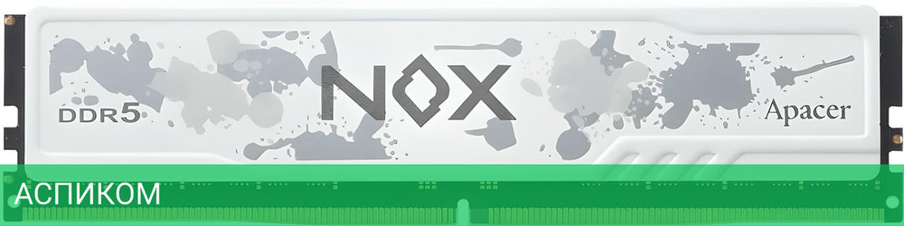 Оперативная память Apacer NOX 32GB DDR5 White (AH5U32G60C622MWAA-1)