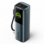 20000mAh Power Bank (USB-C + USB-C/USB-C/USB-A) 165W Gray TFT Display Type