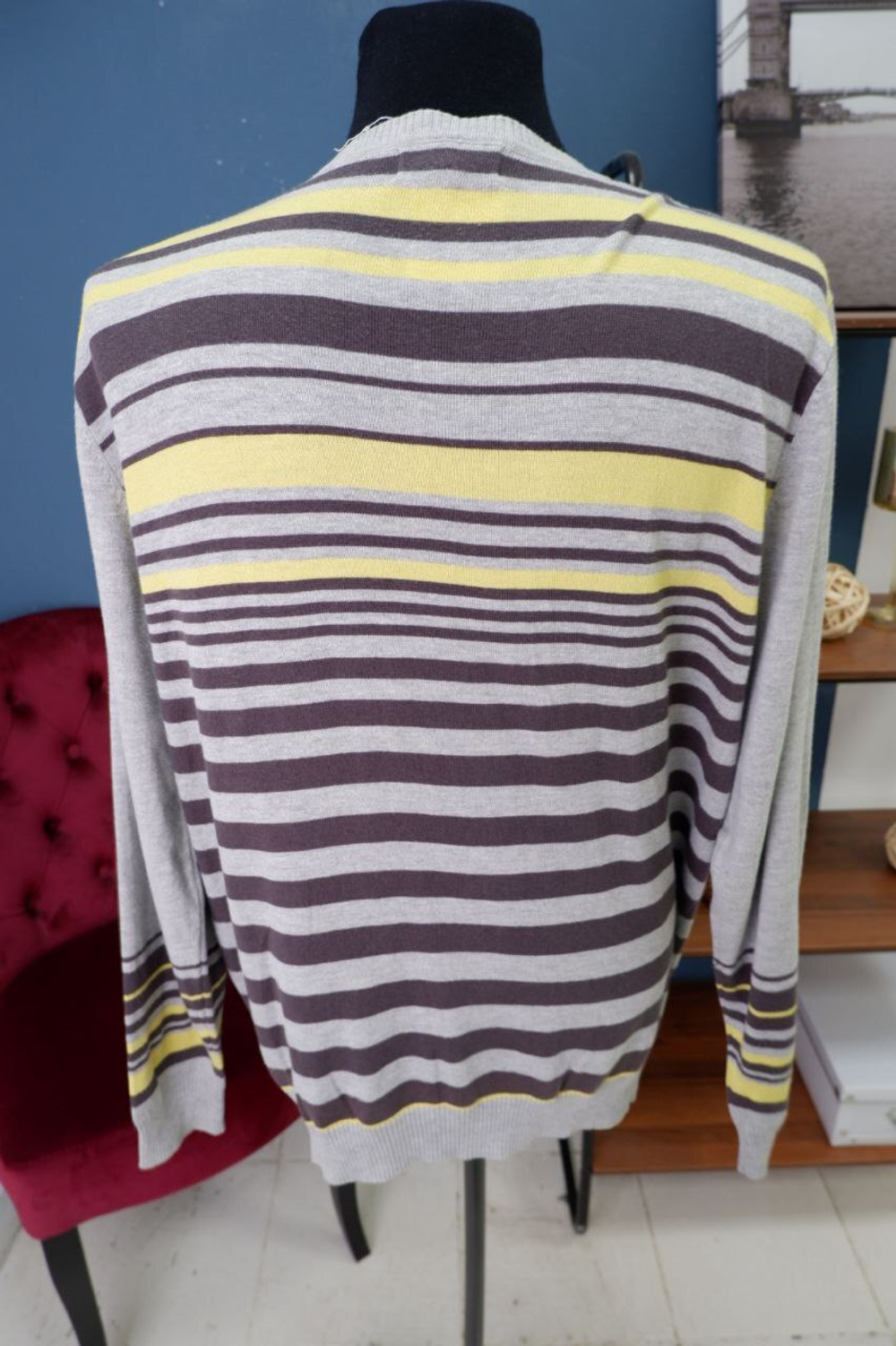 Джемпер Modis с полосками 56 размер