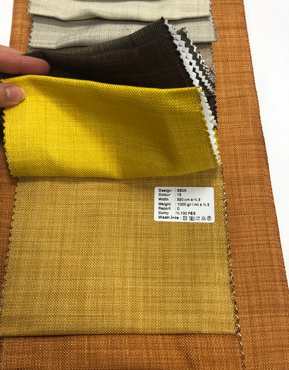 Портьерная ткань dimout фактурный Megara арт. 5505