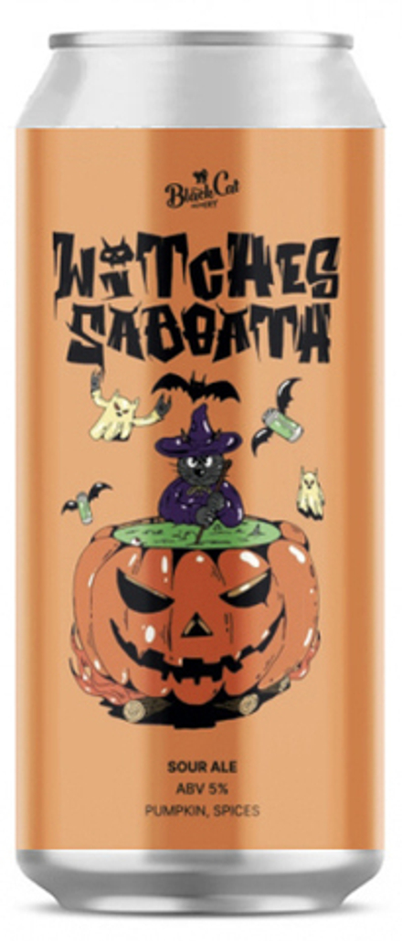 Пиво Блэк Кэт Витчес Саббат / Black Cat Witches Sabbath 0.45 - банка