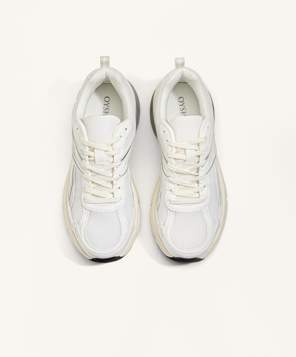 Oysho Универсальные беговые кроссовки, белый