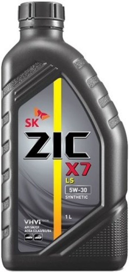 Моторное масло ZIC X7 LS 5w30 1л синетика