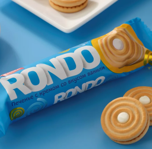 ПЕЧЕНЬЕ KREMBER RONDO С ВАНИЛЬНЫМ КРЕМОМ 65ГР