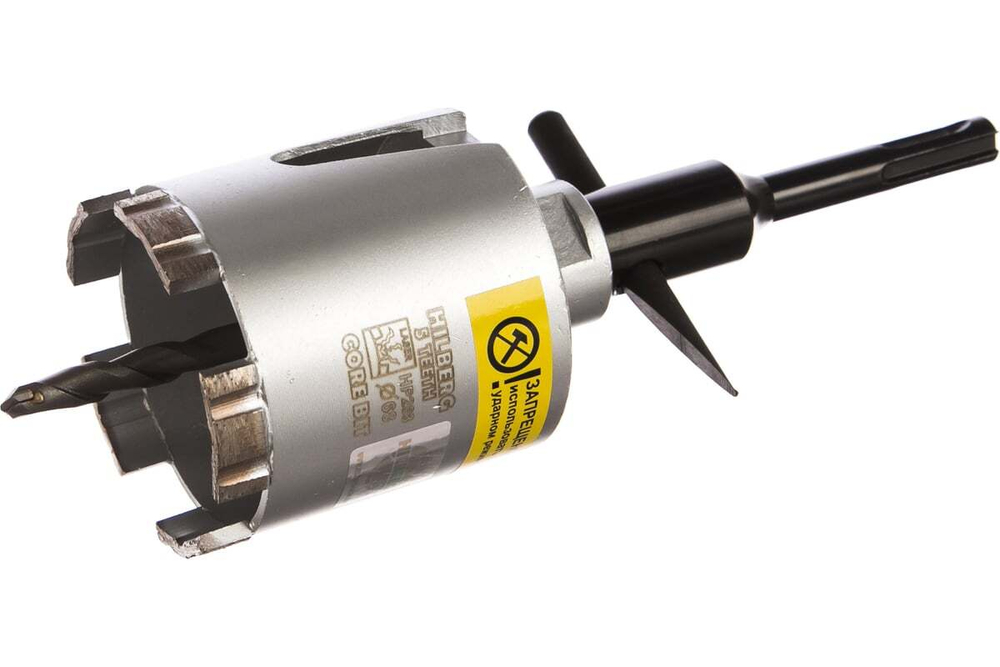 68 Коронка алмазная Hilberg Laser 5 Teeth Подрозетник 5T (Подрозетник)68*60 mm