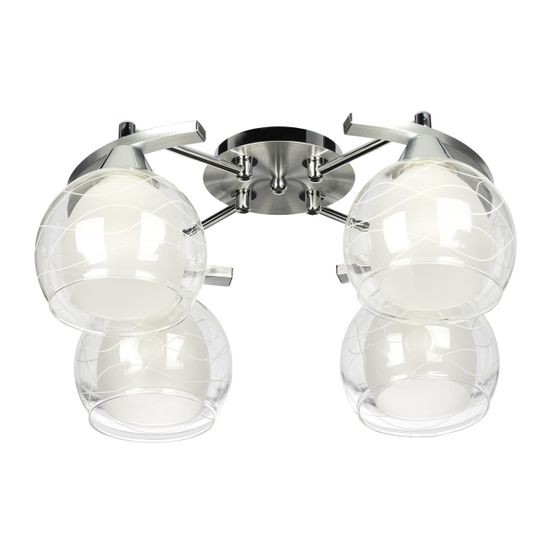 CL157142 Буги Алюм+Хром Св-к Люстра