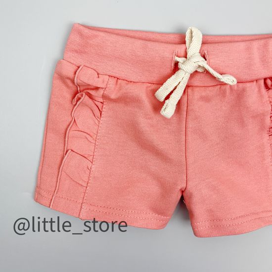 Шорты из футера, Коралловые