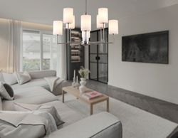 Ambrella Люстра со стеклянными плафонами на штанге Modern LH56213