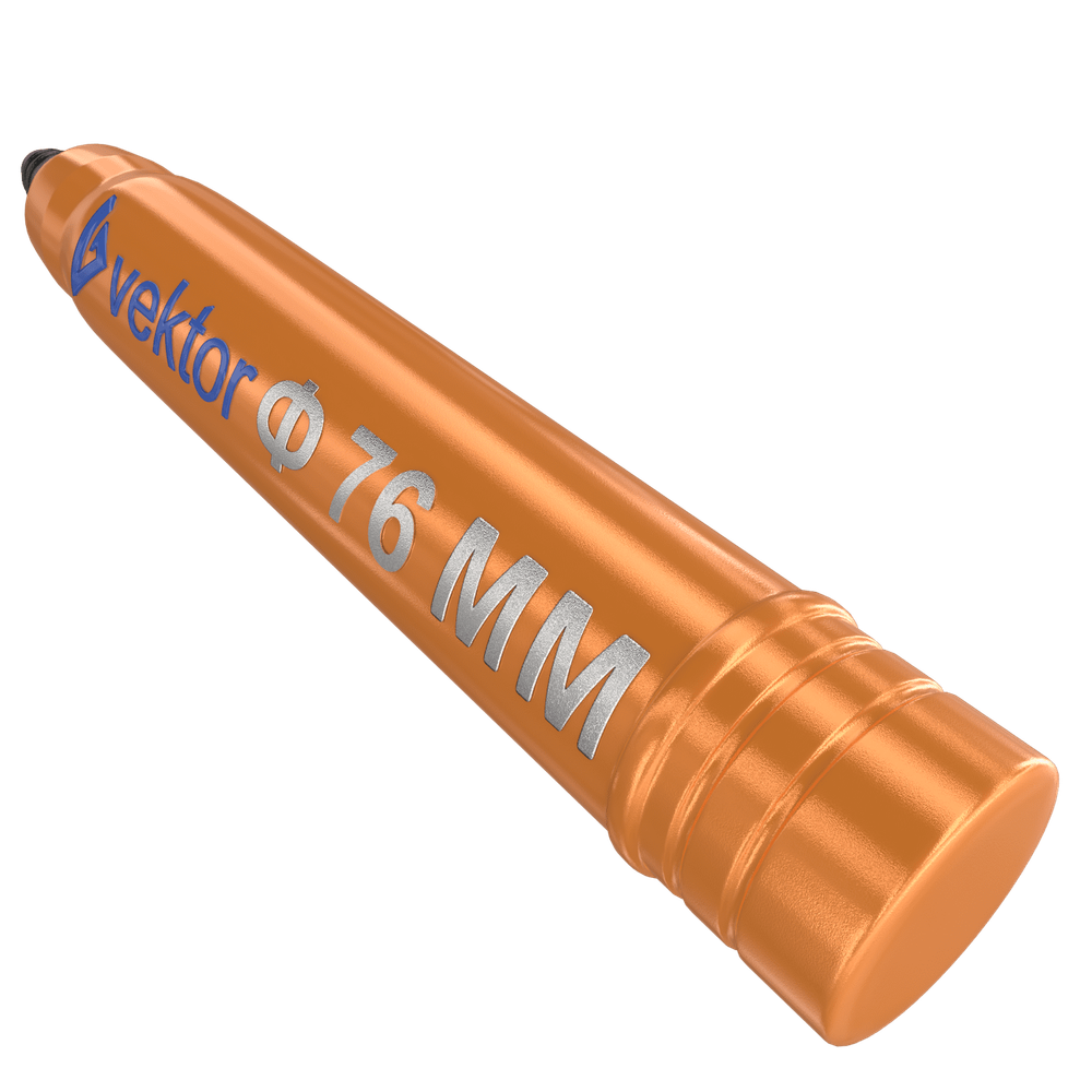 Наконечник для глубинного вибратора Vektor Ф 76 мм