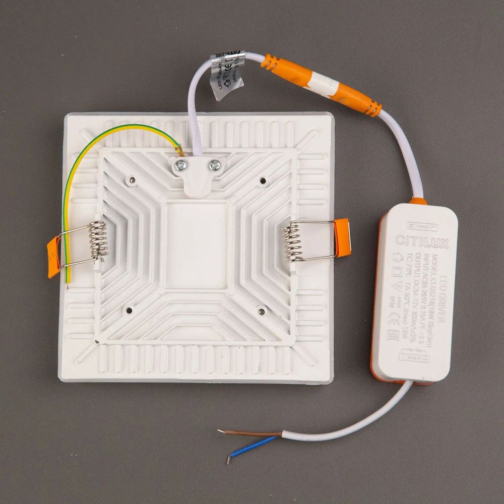 Citilux Вега CLD52K18W LED Встраиваемый светильник с диммером Белый