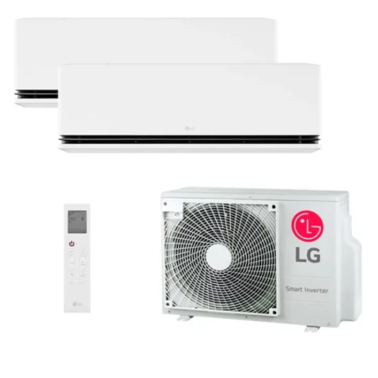 Мультисплит система на 2 комнаты LG H09S1D.NS1R x 2 / MU2R17.U13