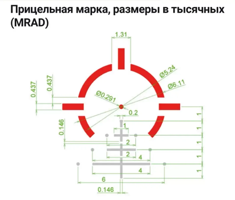 Прицел призматический Arkon Prizm 3x18