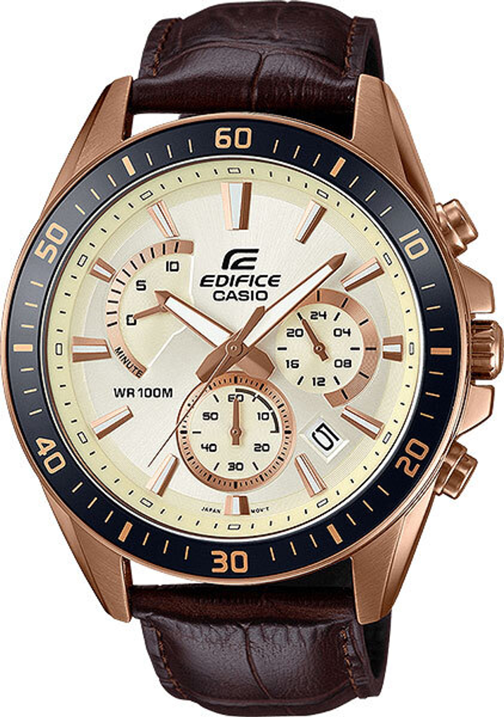 Японские наручные часы Casio Edifice EFR-552GL-7A с хронографом