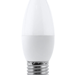 Лампа светодиодная IN HOME, Е27, 8Вт, С37 (свеча), 220В, 600Лм, 4000К