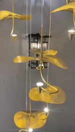 Pendant design lamp Gold Moon by Catellani & Smith (1 lampshade )