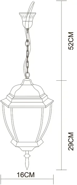 Уличный подвесной светильник Arte Lamp