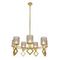 Подвесная люстра Indigo Preda V13025/7R Gold V000470