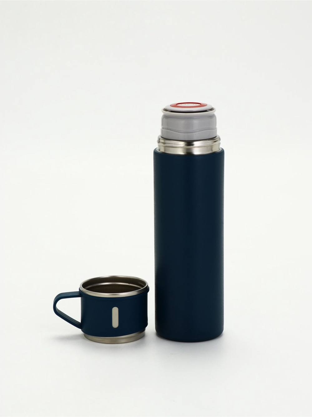 Подарочный набор туристический Never give up, термос 500 мл, кружка 3 шт.