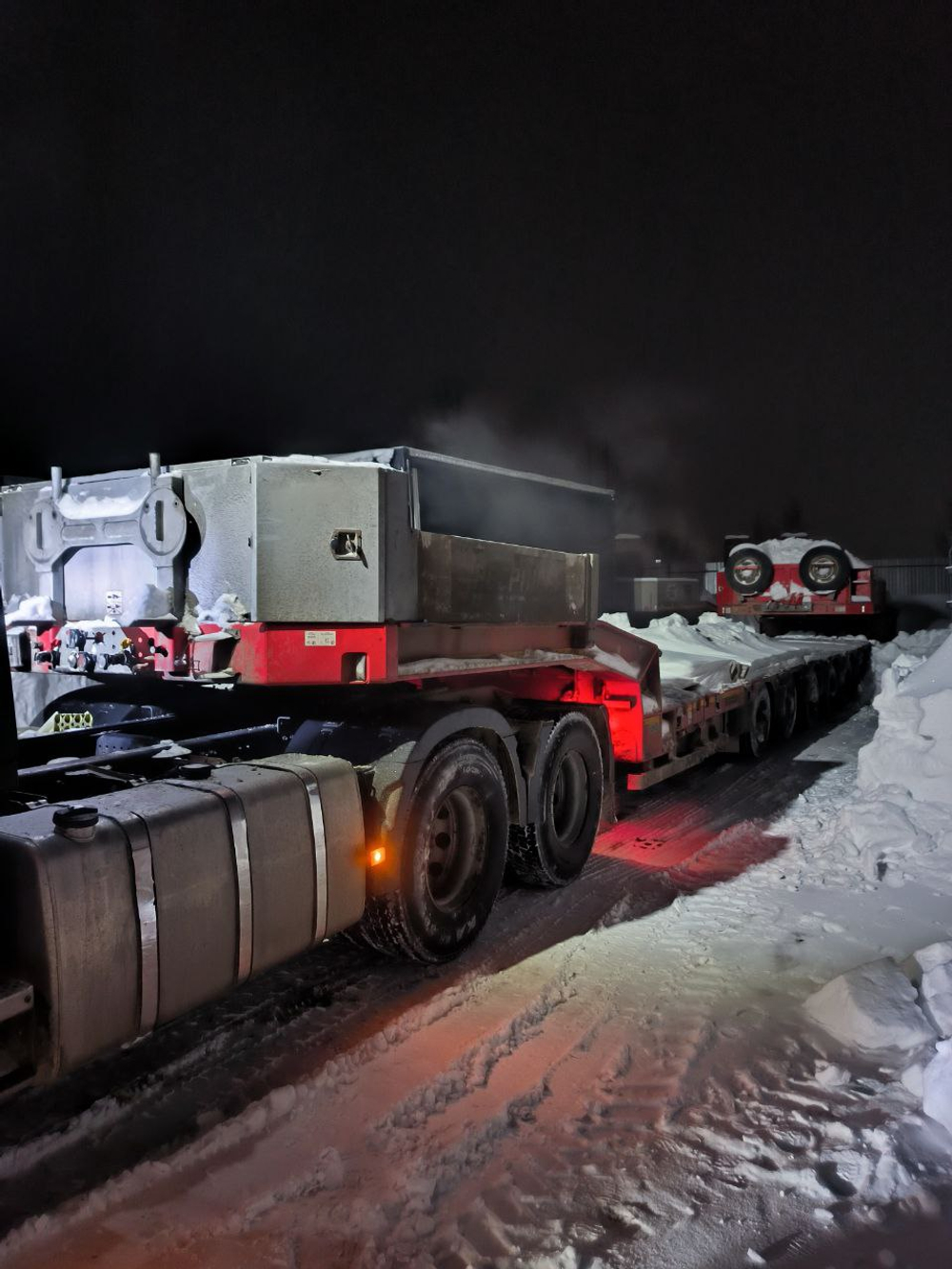 Спецприцеп 9942* Полуприцеп тяжеловоз 6 осей 9942L6-05 (Раздвижной)