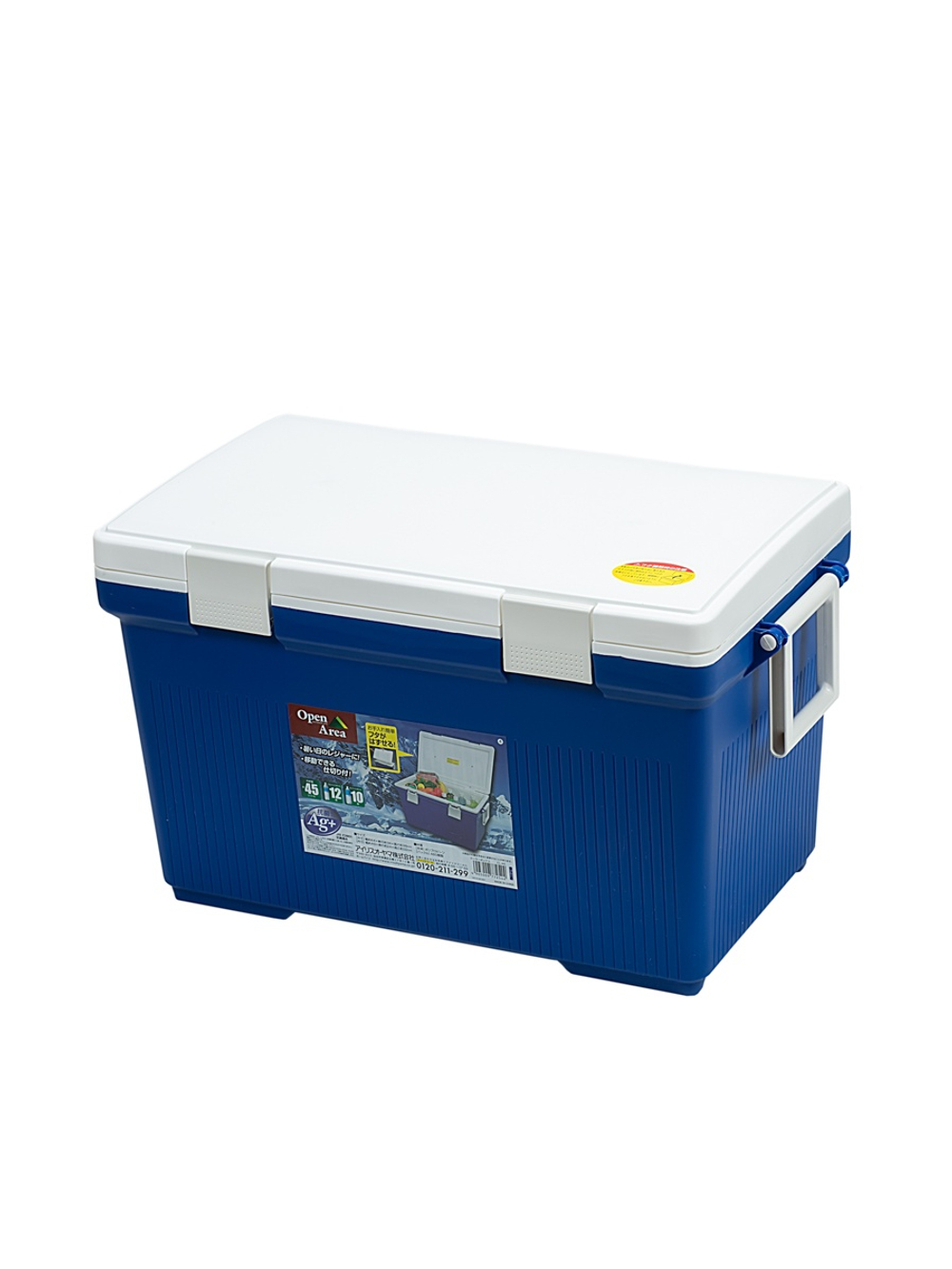 Термобокс IRIS Cooler Box CL-45, 45 литров, синий/белый