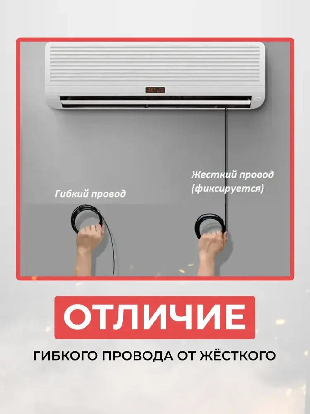 Видеоэндоскоп для мобильных устройств ЖЕСТКИЙ (фиксируется) провод 2 метра, 640x480, Эндоскоп Type C, водонепроницаемый, MicroUSB, USB, TypeC