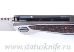 Нож Широгоров Флиппер F95NL M398 RED CFфотография - 11