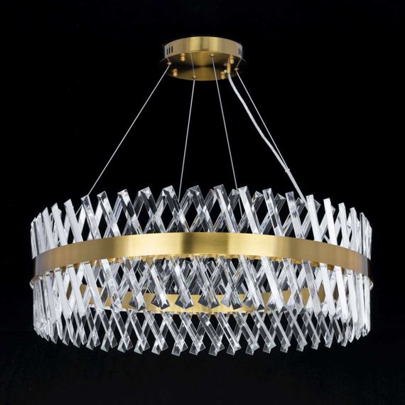 Подвесная светодиодная люстра Citilux Ричард бронза CL336083