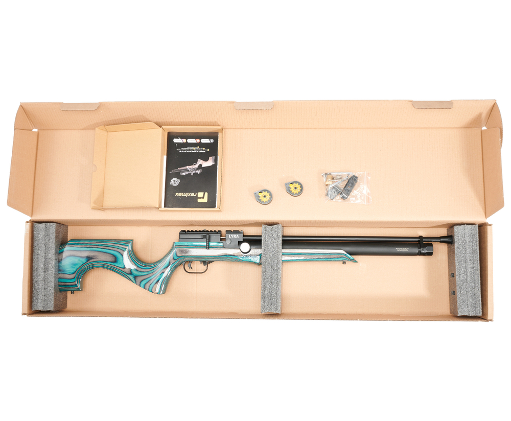 Винтовка пневматическая Reximex Lyra Turquoise Laminated (ламинат) 6,35 мм