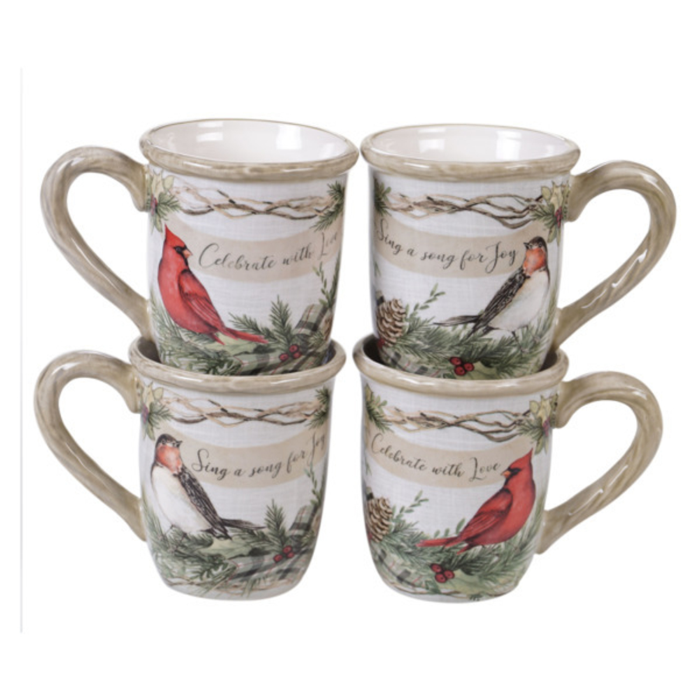 Кружка Certified Int. Плющ и остролист 540мл в ассортименте