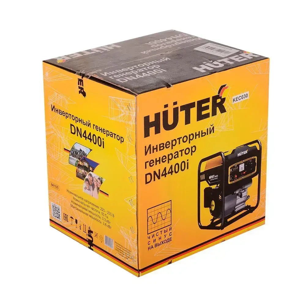 Инверторный генератор DN 4400i HUTER - чистый синус, 3,8 кВт (max 4 кВт)