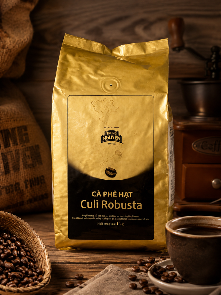 Кофе в зёрнах Trung Nguyen Culi Robusta 1 кг