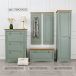 Обувница для прихожей, 93х39х50, Неаполь, с сиденьем, для обуви, деревянная, эвкалипт, Dipriz