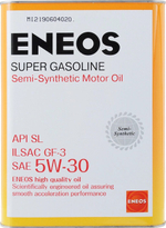 Масло моторное ENEOS Super Gasoline SL полусинтетическое 5W-30 4 л