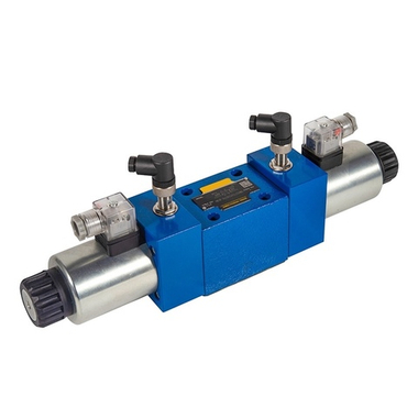 4WE6J61/CG24N9K4/26 - Гидрораспределитель золотниковый Ду 6 с электроуправлением, схема J (34), с реле конечного положения позиций а и b