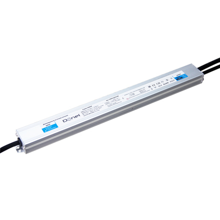 Donel блок питания DIM 0/1-10V 200Вт DC24В, 8.5А, IP67, 362х37х22мм, серия:DN8HF