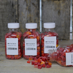 Смальта колотая красного цвета