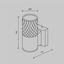 Уличный архитектурный светильник Maytoni   O583WL-01B
