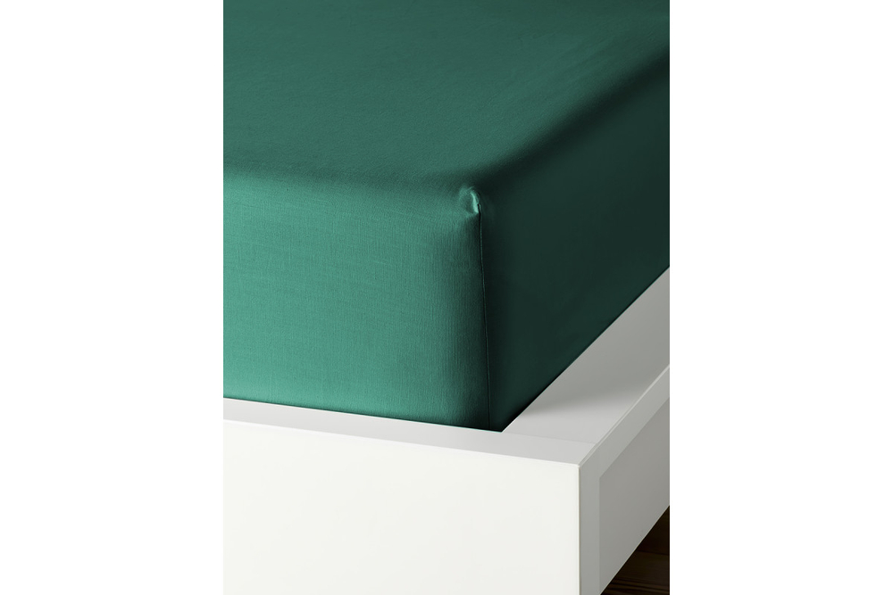 Простынь GoodNight Сатин 180х200х20 Лагуна на резинке