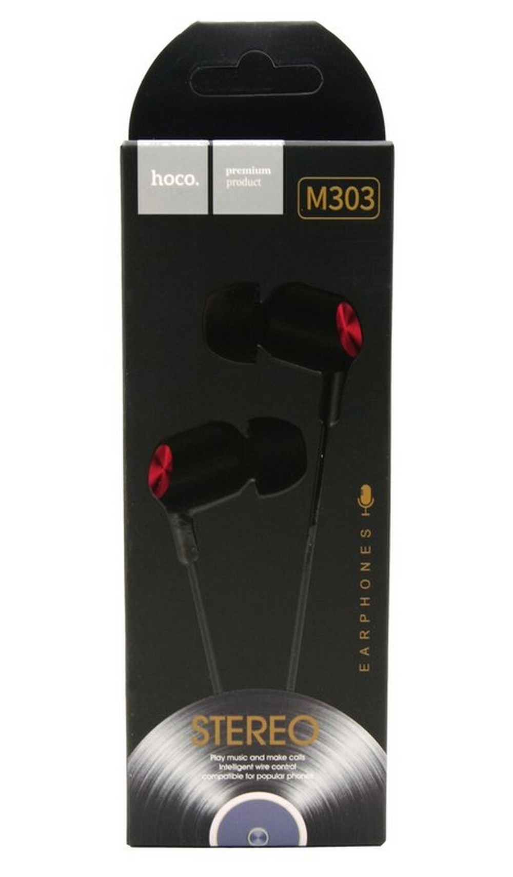 Наушники с микрофоном HOCO M303 (черный)