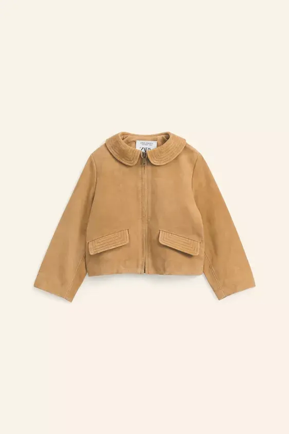 ZARA ЗАМШЕВАЯ КУРТКА - LIMITED EDITION, КОРИЧНЕВЫЙ