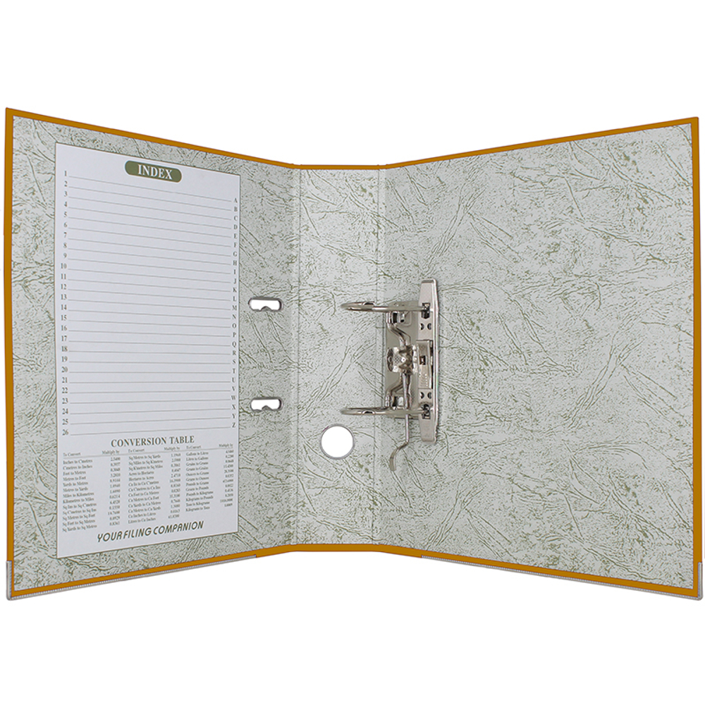 Папка-регистратор KUVERT А4, ширина корешка 72 мм, оранжевая