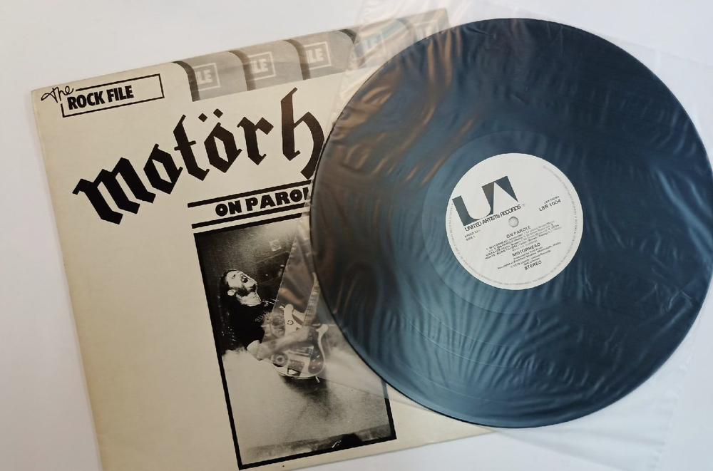 Винтажная виниловая пластинка Motorhead On Parole (UK 1979)