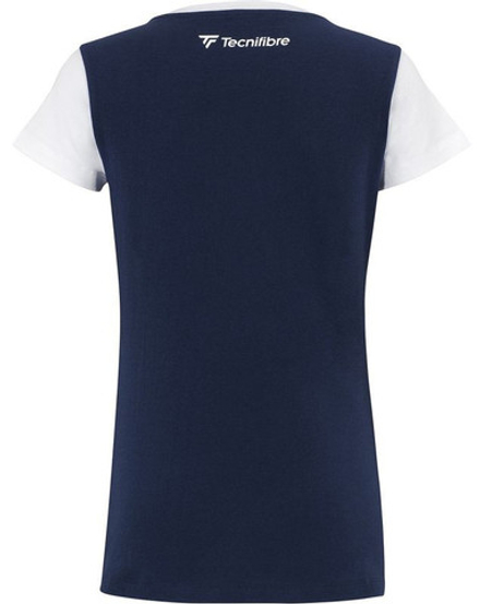 Женская теннисная футболка Tecnifibre Club Tee W - небесный