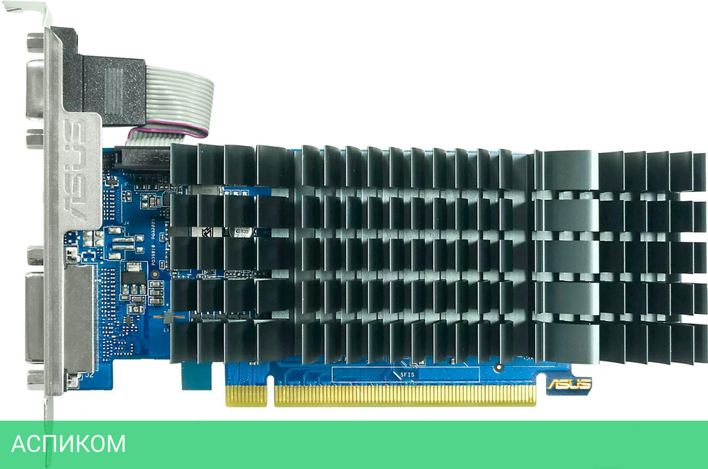 Видеокарта ASUS GeForce 710 2GB DDR3 EVO GT710-SL-2GD3-BRK-EVO (90YV0I70-M0NA00)