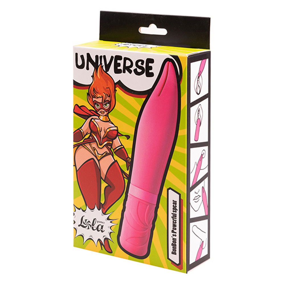 Перезаряжаемый мини вибратор 15,2см Lola Games Universe BonBon’s Powerful Spear Pink 9603-03lola