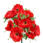Искусственные цветы «Цветочная мелодия» Маки 50см10 цветков