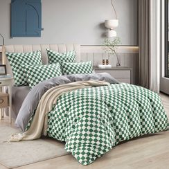 Кимберли (зеленый) КПБ сатин 7Е