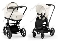 Детская коляска Cybex Priam IV 2 в 1 Off White
