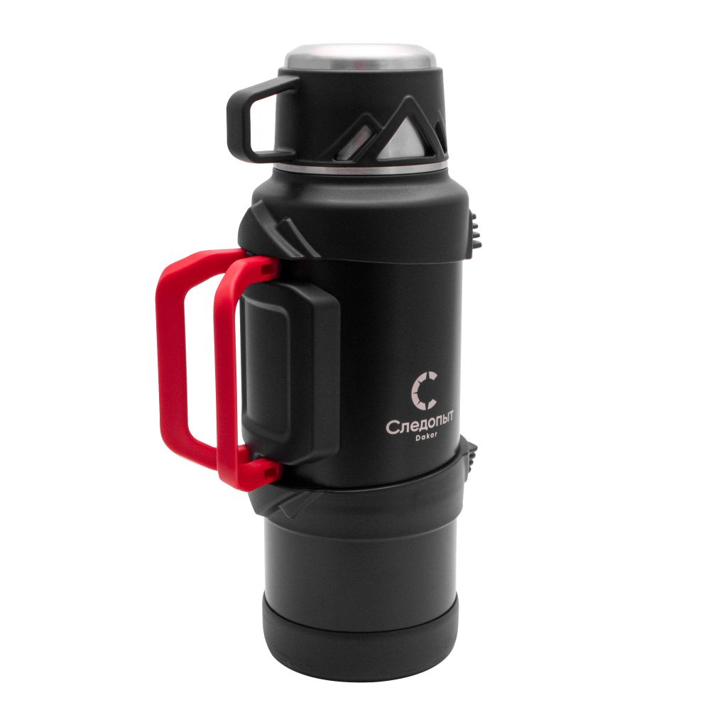 Термос &quot;СЛЕДОПЫТ-DAKAR&quot; со складными ручками, 1,9 л/12/